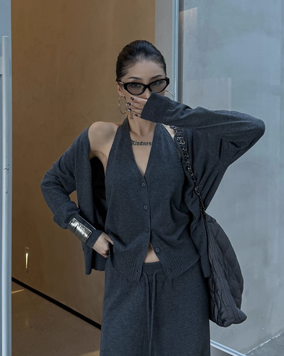Long Sleeve Top / Short Pants / Halter Neck Top ZRS0081