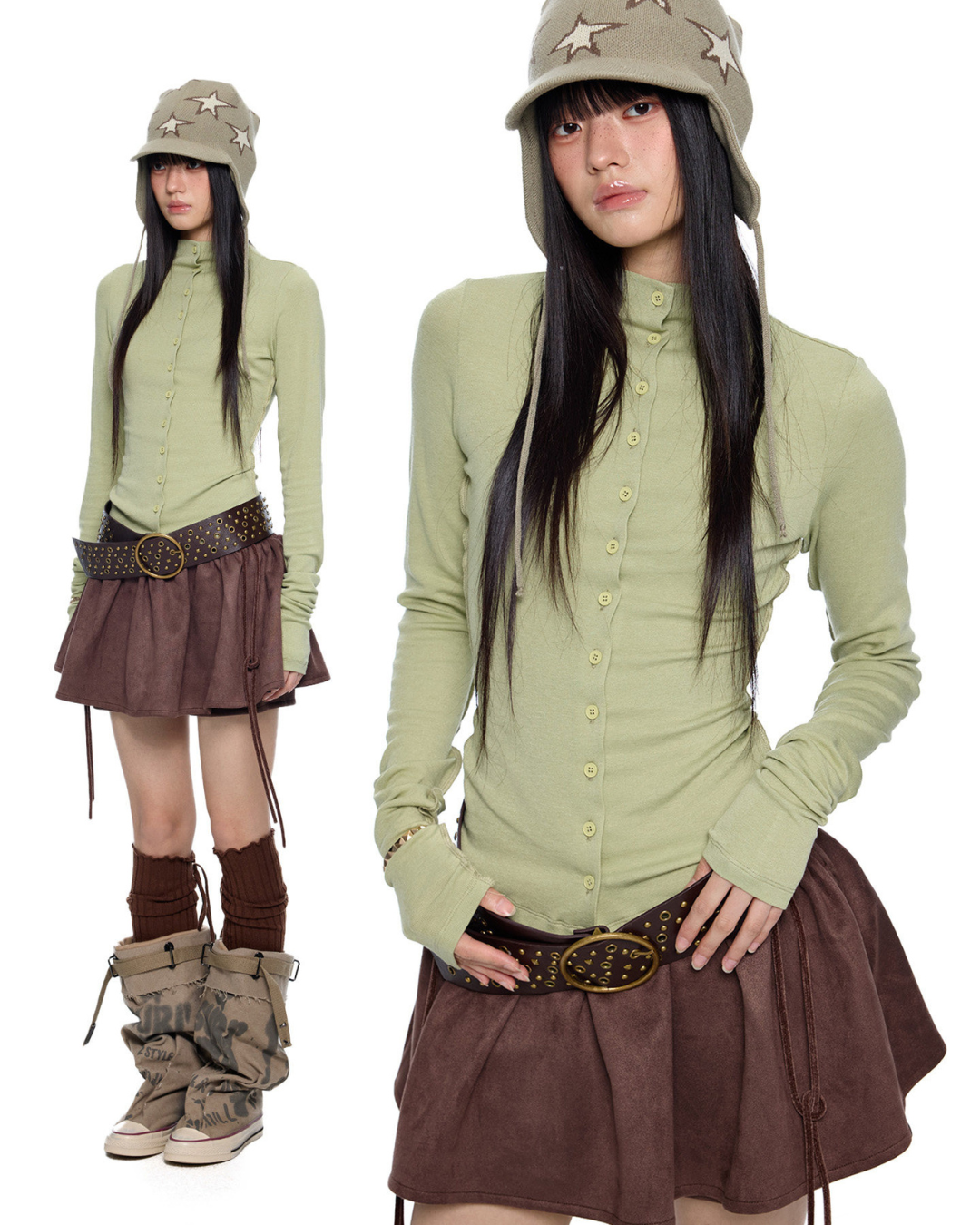 Slim-Fit Layer Top EZK0092