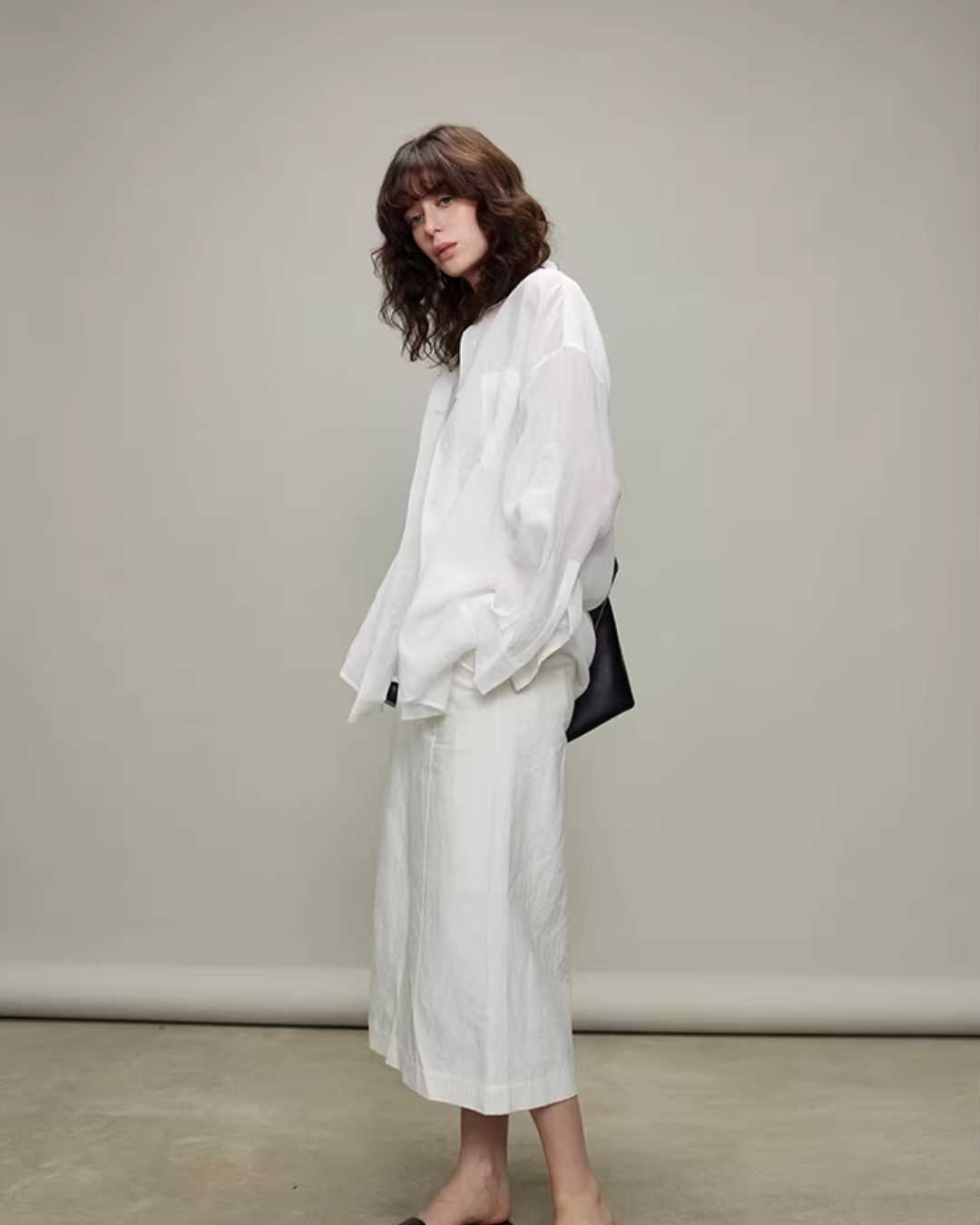 Linen Long-Sleeve Shirt / Casual Pants TEO0003