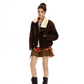 Fur Collar Suede Jacket HGX0047