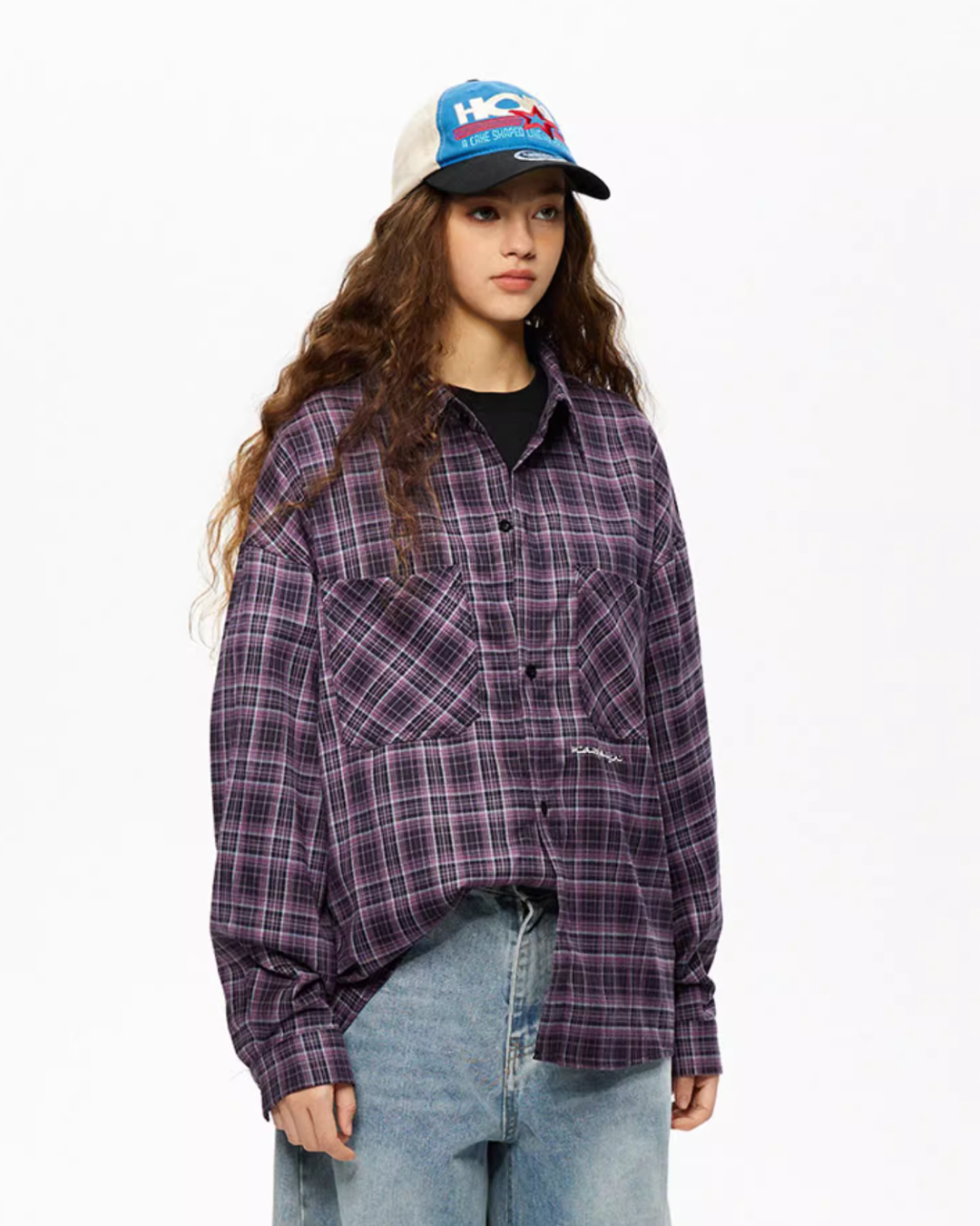 Block Plaid Street Shirt NDC0010