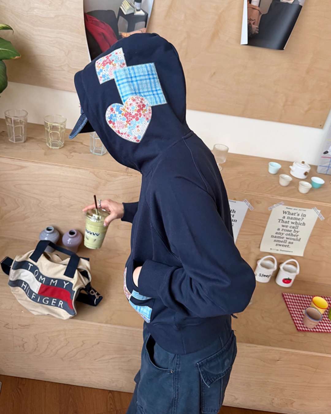 Patchwork Embroidered Hoodie CYE0081