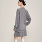 Argyle Knit Tops / Knit Mini Skirt SUY0028