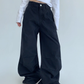 Oversized Denim Cargo Pants YLS0936