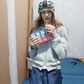 Double Zip Check Hoodie RLZ0013