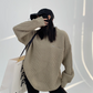Zip Design Knit Tops YLS0705