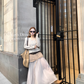 Flare Long Skirt DEM0005