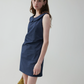 Round Collar Sleeveless Dress VOE0003