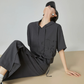 Short-Sleeve Sweatshirt Hoodie / Wrap Skirt FER0278