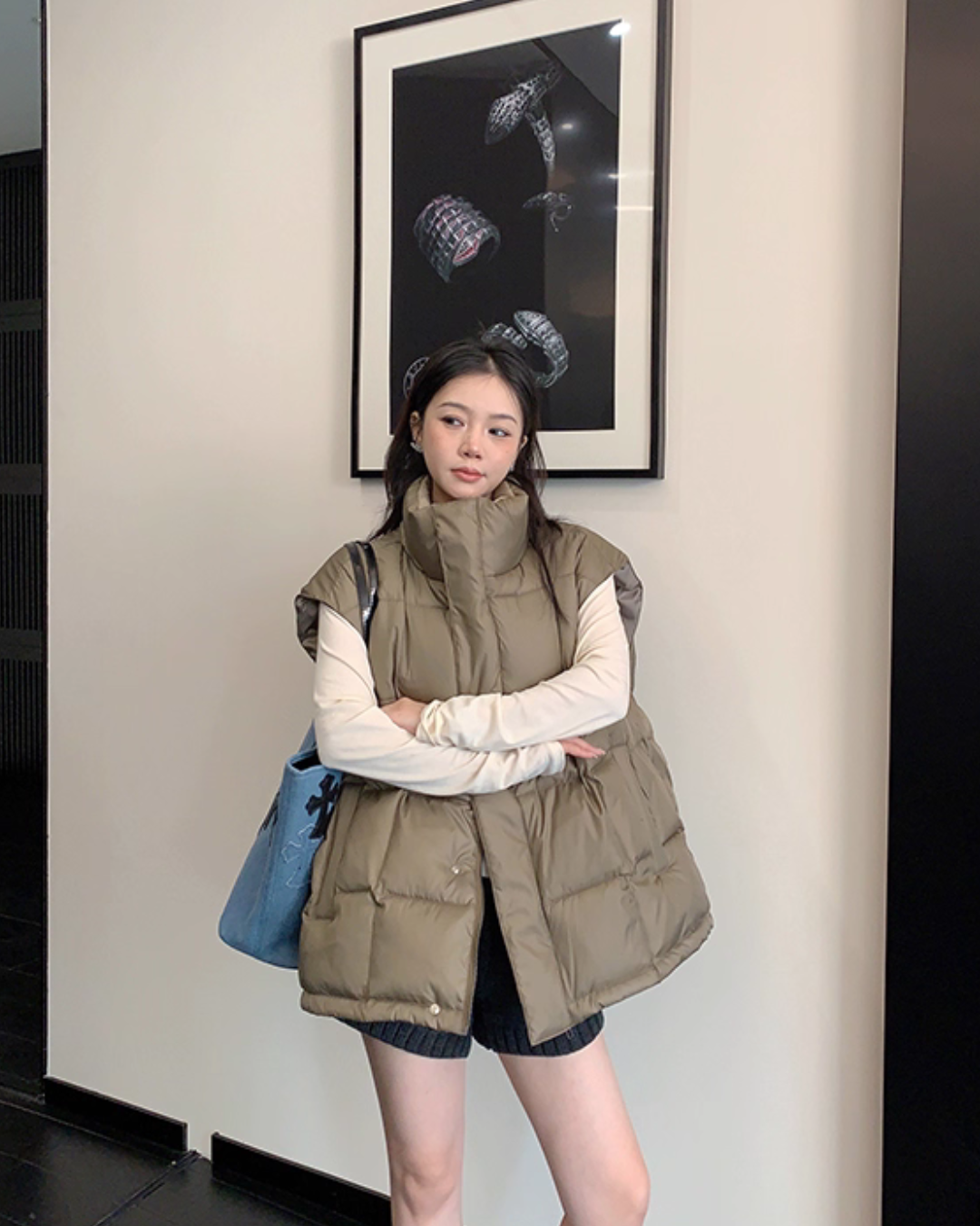 Stand Collar Down Vest YLS1006