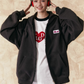 Patch Big Zip Hoodie EZK0042