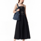 Belt Denim Fabric Shoulder Bag VSE0068