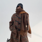 Stand Collar Paid Long Coat YLS0661