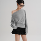 Off-Shoulder Loose Mini Top SRS0357