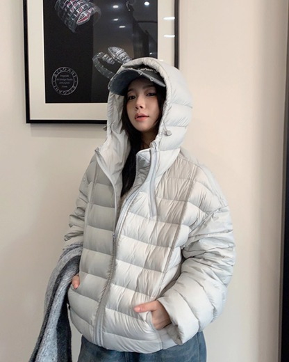 Mid-Length Down Hood Jacket YLS1010