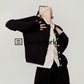 Round Neck Compact Knit Cardigan LLA0414
