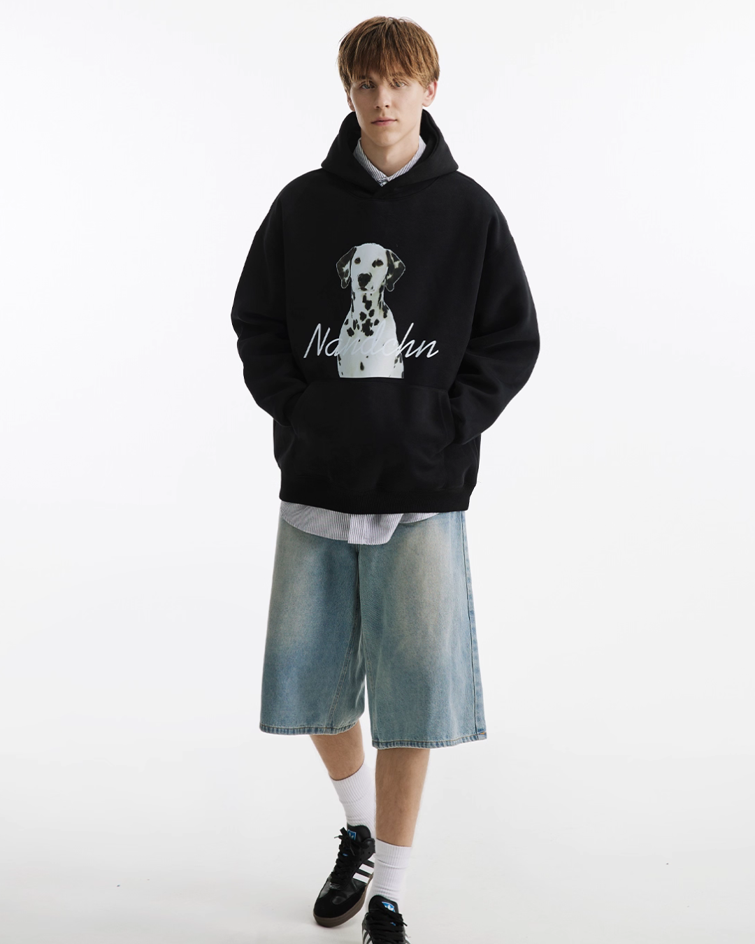 Dog Print Sweatshirt Hoodie NDC0006