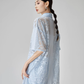 Panel Lace Color Shirt / Ornament Panel Lace Skirt FER0107