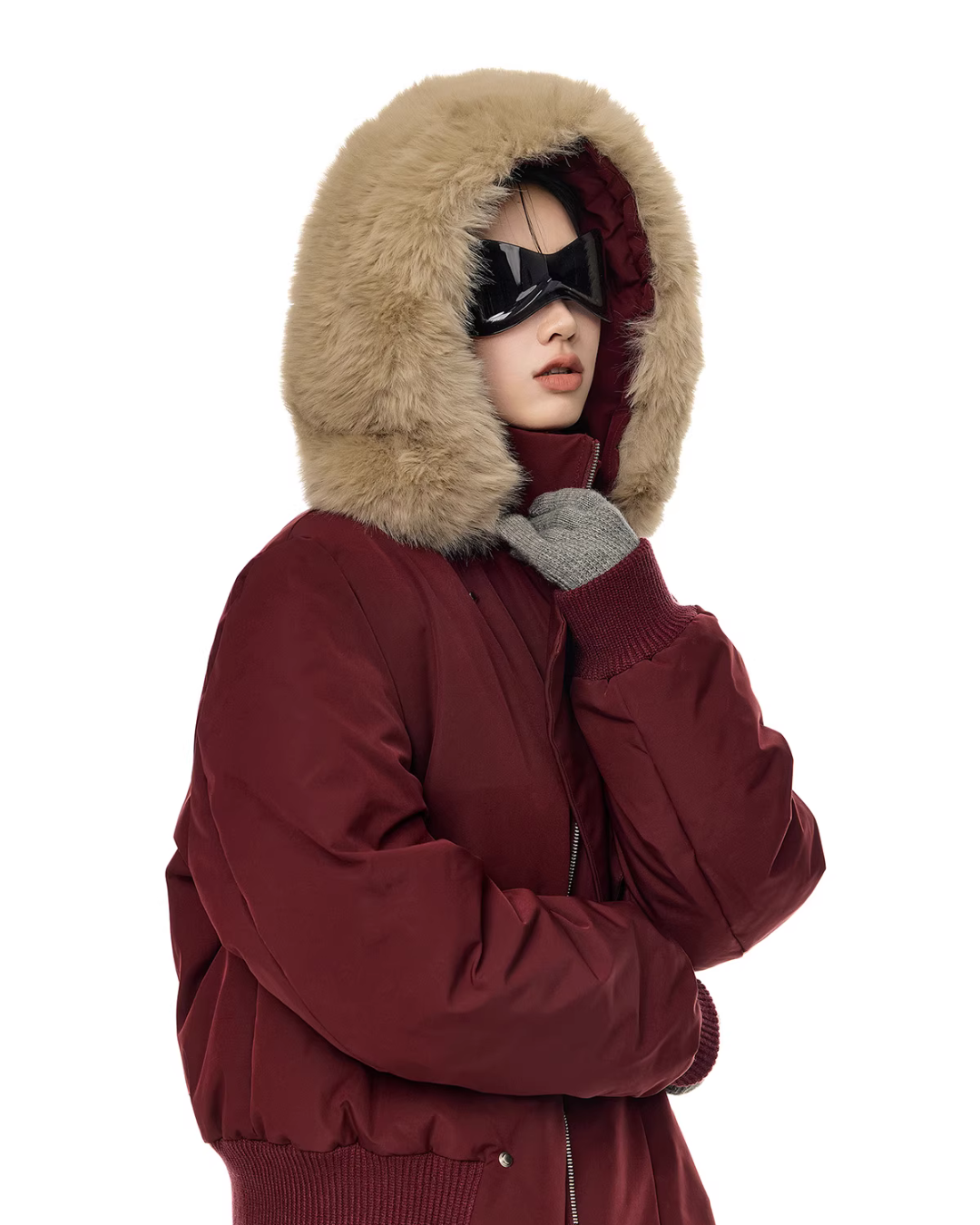 Fur Hood Down Jacket ICM0099