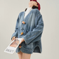 Duffle Button Denim Jacket FER0386