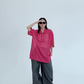 Mesh Polo Knit Top YLS0890
