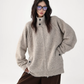 Stand Collar Knit Jacket ACS0352