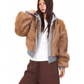 Fur Docking Zip Hoodie BLB0032