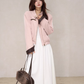 Pink Leather Jacket WDB0016