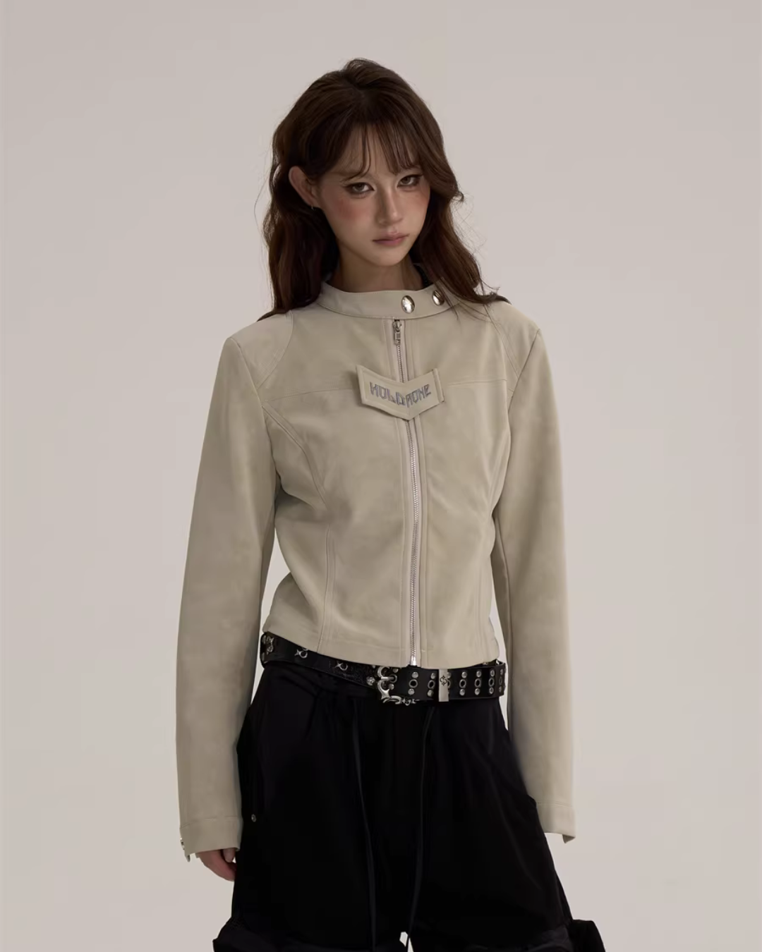 Suede Cropped Jacket ONP0003