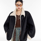 Stand Collar Mouton Coat ICM0106