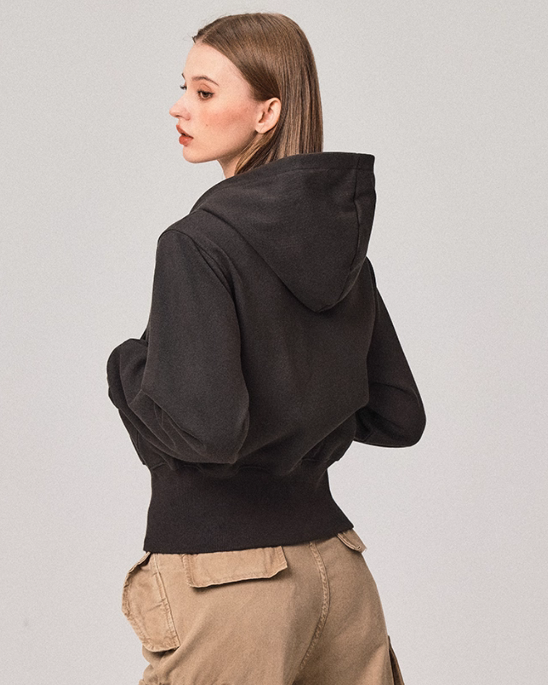 Double Zip Compact Hoodie MDB0005
