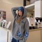 Star Hoodie Knit Jacket CYE0094