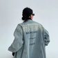 Back Logo Denim Jacket YLS0354