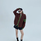 Stand Neck Double Zip Knit YLS0968