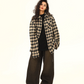 Oversized Check Shirt WDZ0007