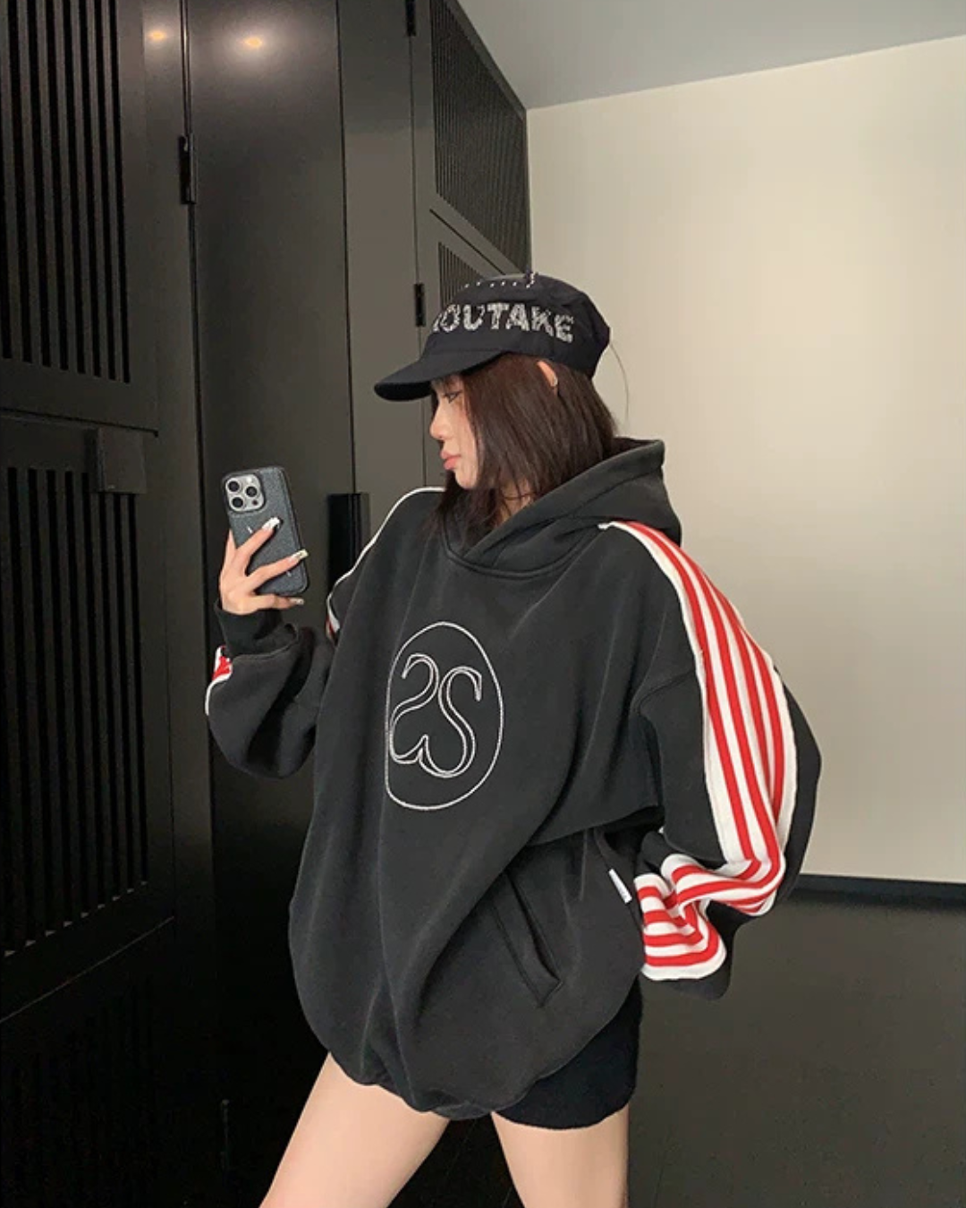 Three Stripes Sweat Hoodie YLS1068