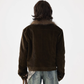 Fur Collar Corduroy Jacket  ACS0351