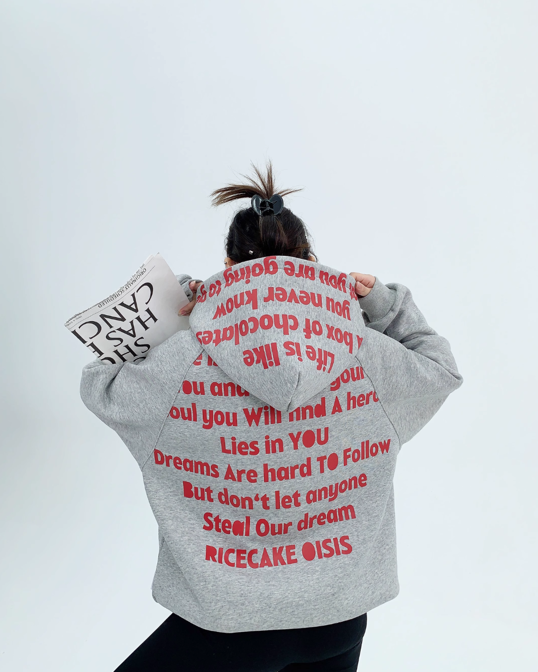 Back Logo Big Silhouette Hoodie YLS0392