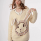 Bunny Girl Apricot Over Knit ZZF0283