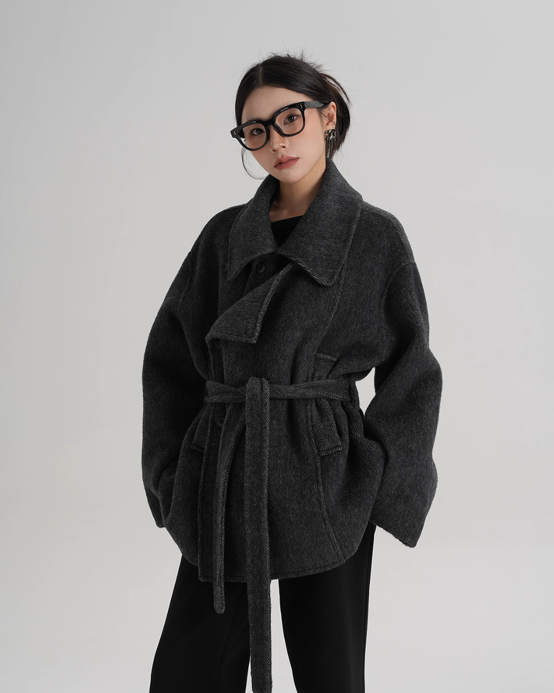 Double Sided Woolen Over Coat SRS0359