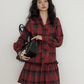 Vintage Plaid Dress VAS0186
