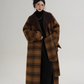 Plaid Long Wool Coat SRS0390