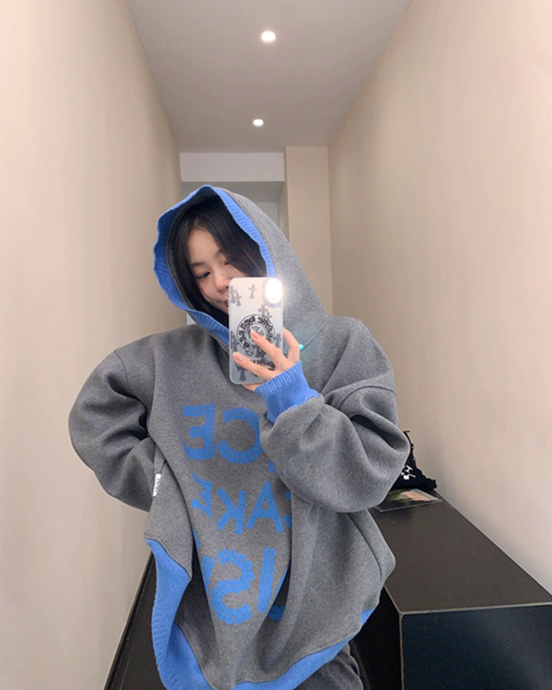 Big Logo Sweat Hoodie YLS1003