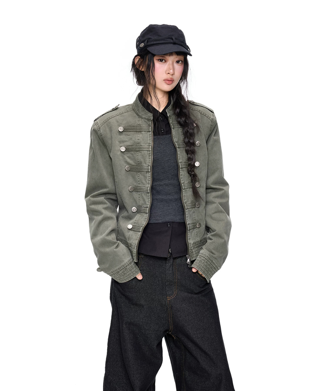 Rebel Military Jacket EZK0107