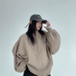 Half-Zip Sweatshirt Top YLS1009
