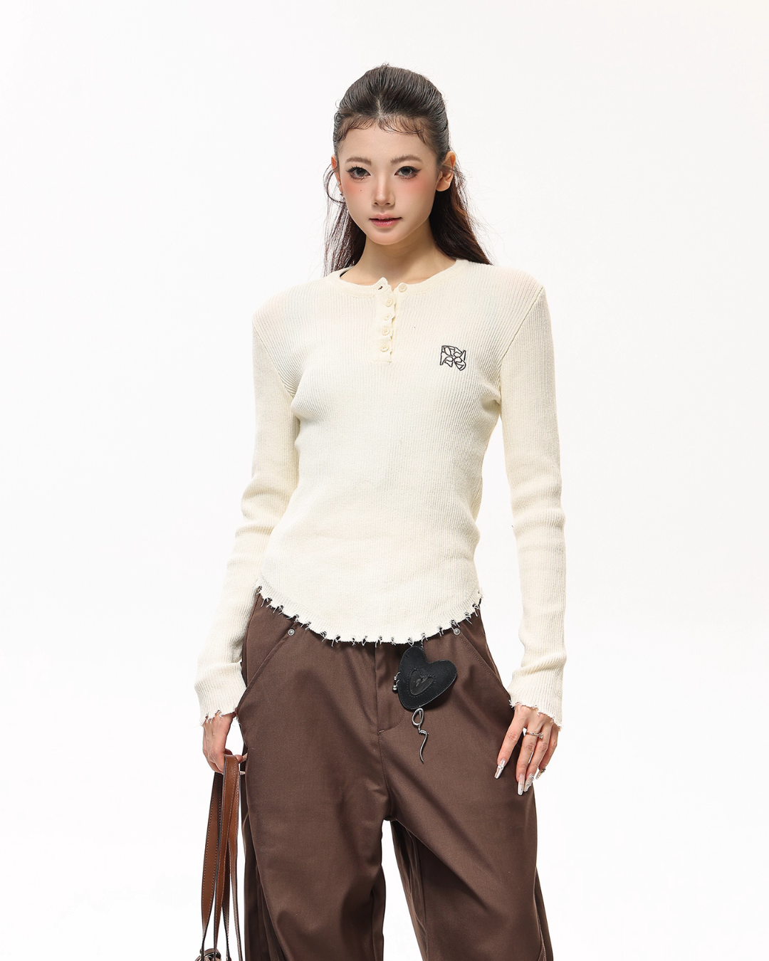 Half-Button Tight Top ACS0296