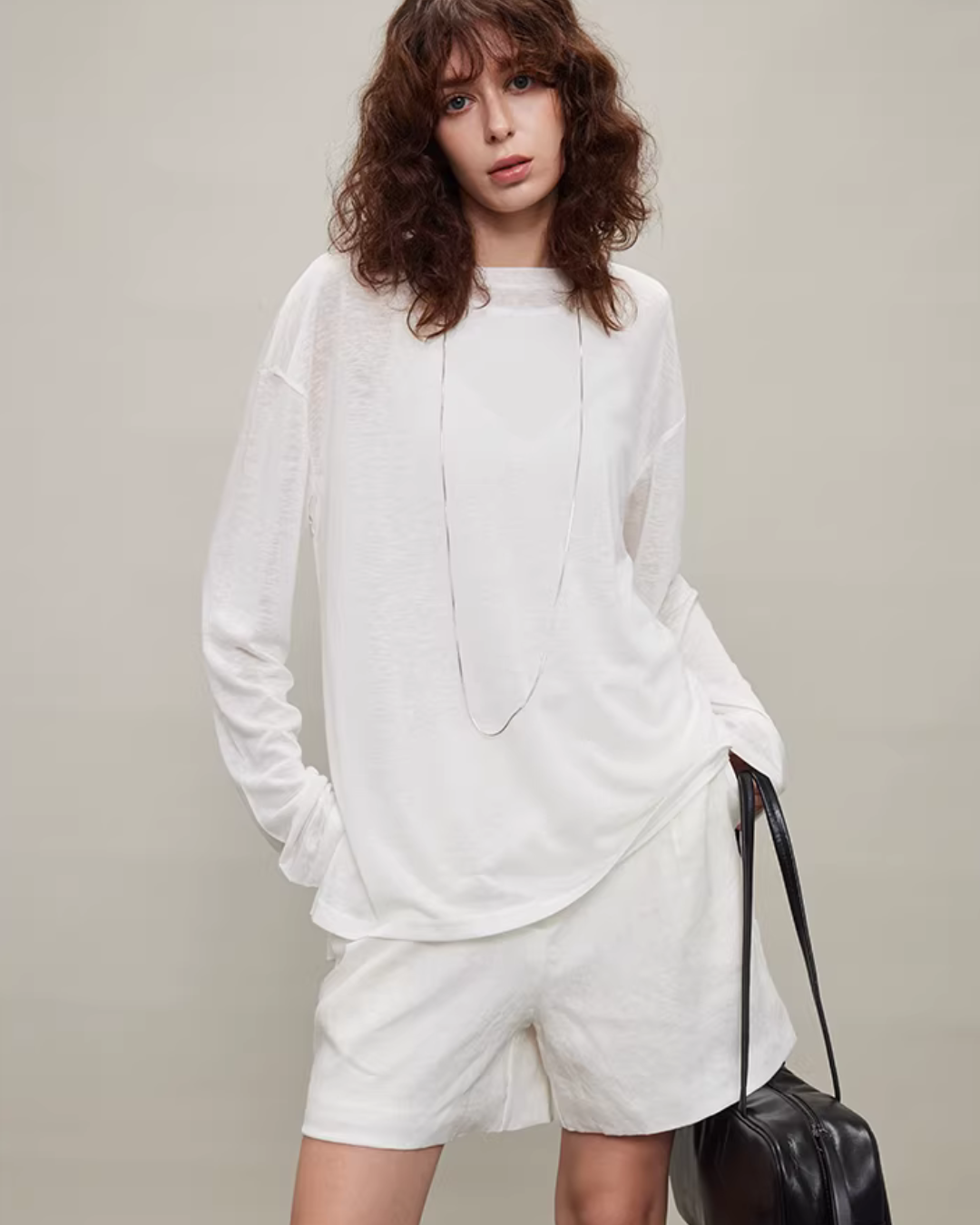 Oversized Batwing Sleeve T-Shirt TEO0002