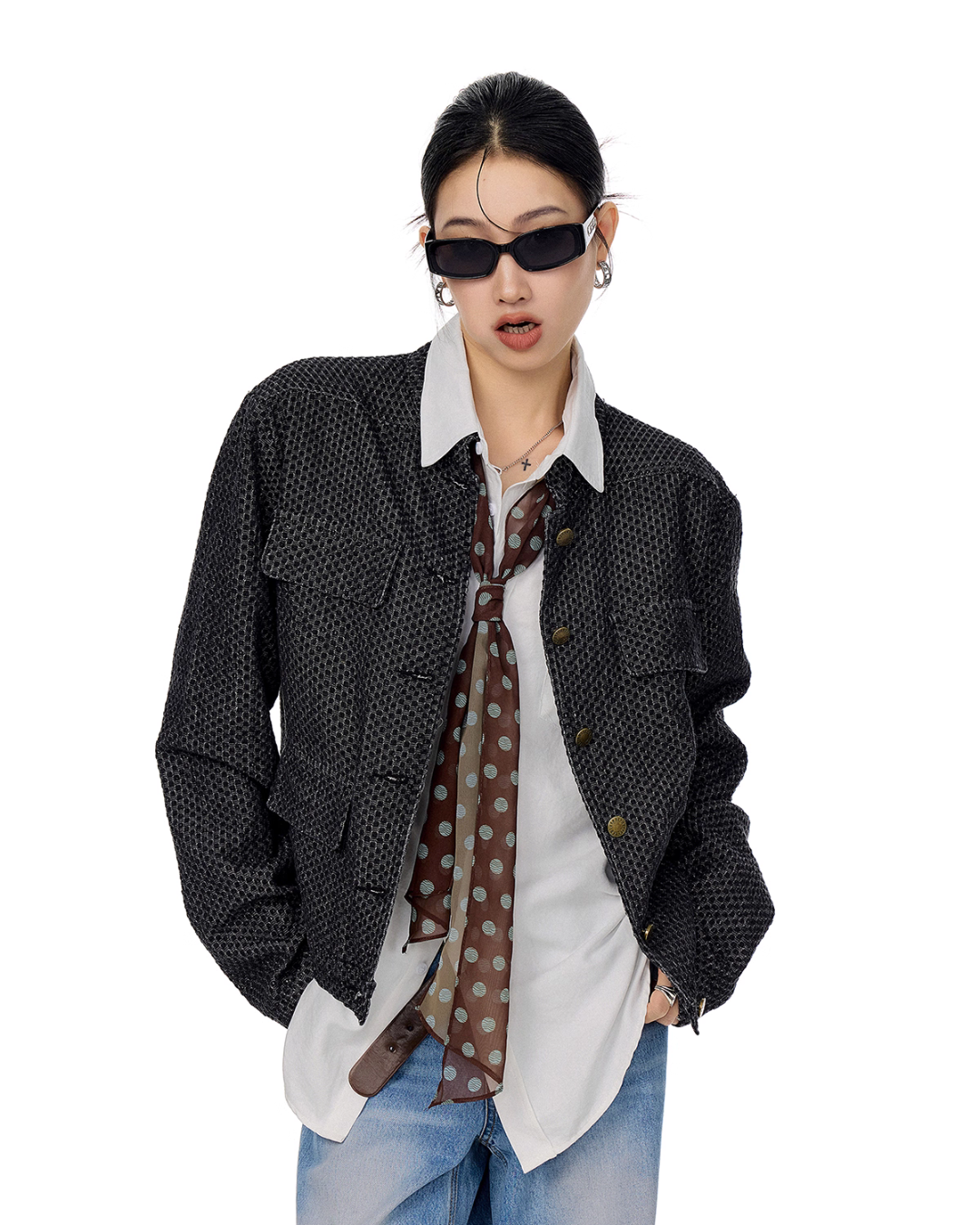 Fragrant Wind Denim Jacket ICM0094