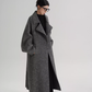 Stand Collar Long Loose Wool Coat SRS0361