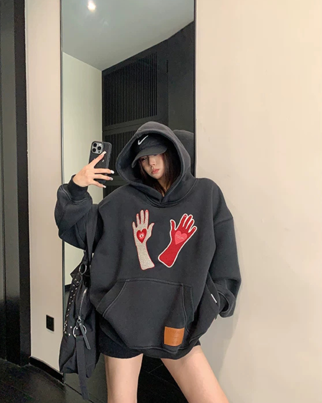 Graphic Oversized Sweatshirt Hoodie YLS1065